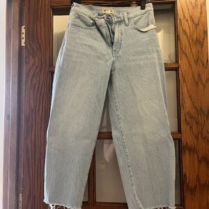 Madewell Light Wash Cropped Women's Jeans